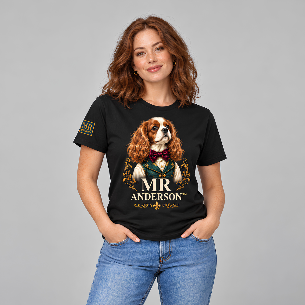 MR ANDERSON™ Women’s Cavalier Royal Gentleman T-Shirt – Black