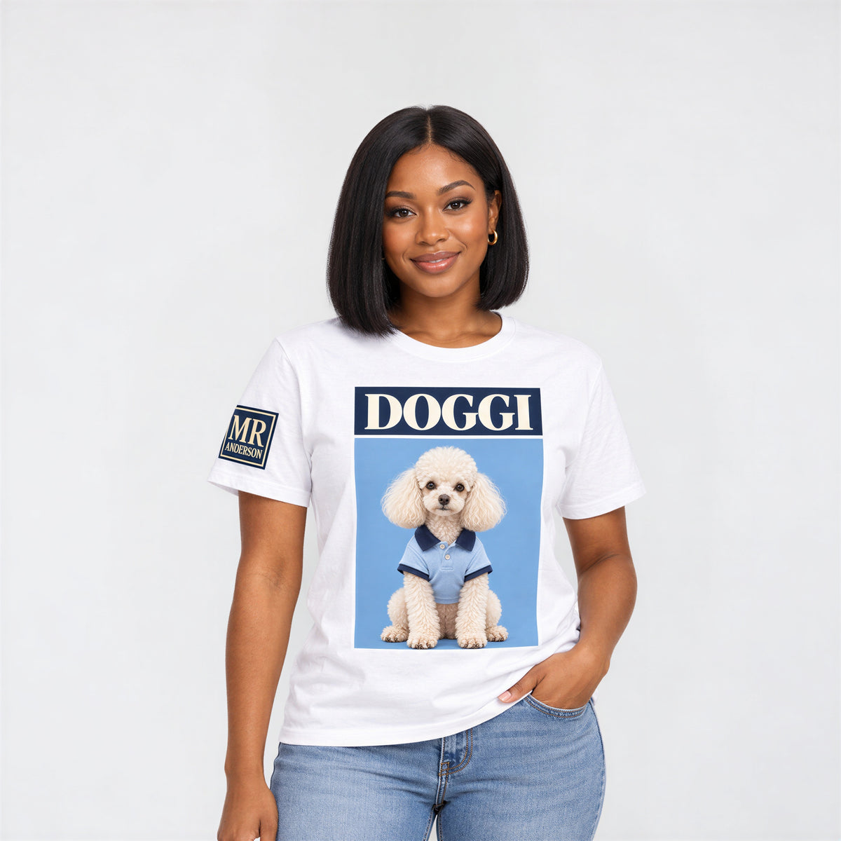 MR ANDERSON™ Women’s Pink Diva Dog — Premier A3 Tee